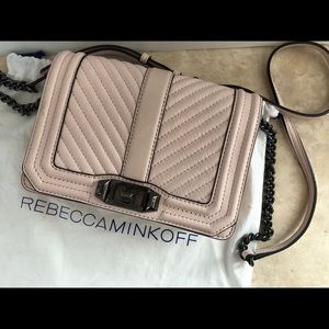 Rebecca Minkoff quilted love crossbody bag